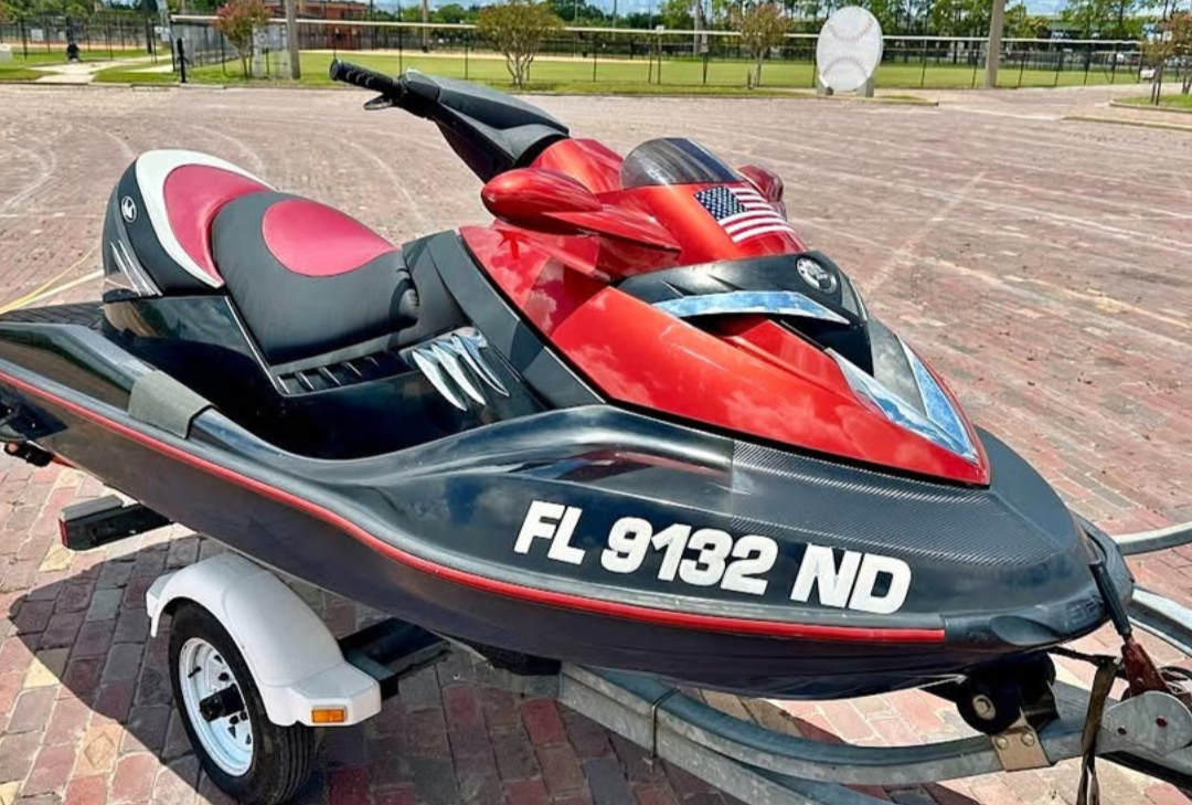 Close-up of a boat ready for fast decal installation